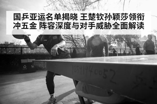 国乒亚运名单揭晓 王楚钦孙颖莎领衔冲五金 阵容深度与对手威胁全面解读